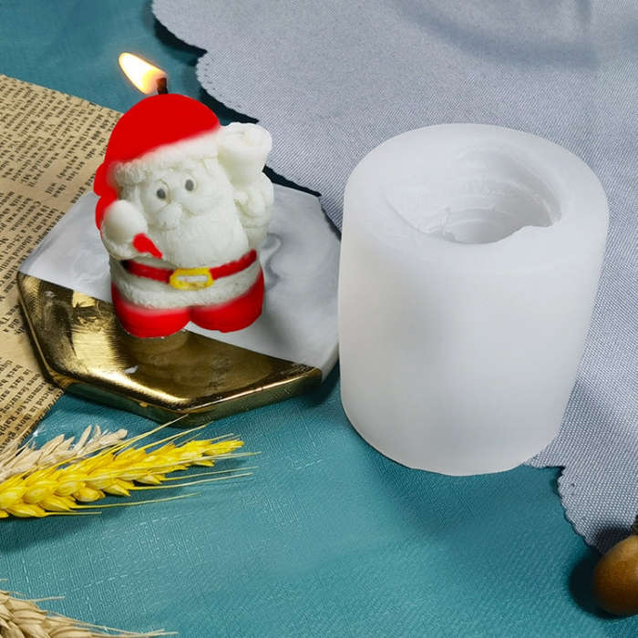 DIY Christmas Candle Aromatherapy Gypsum Silicone Mold, Shape: Triangular Christmas Tree
