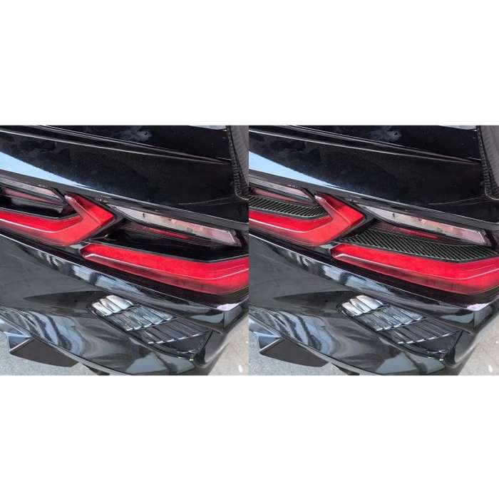 For Chevrolet Corvette C8 4pcs /Set Taillight Decorative Strip(Black)