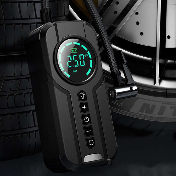 YX1819 Car Wired Portable Air Pump Electric Vehicle Tire High Power Inflator(Black)