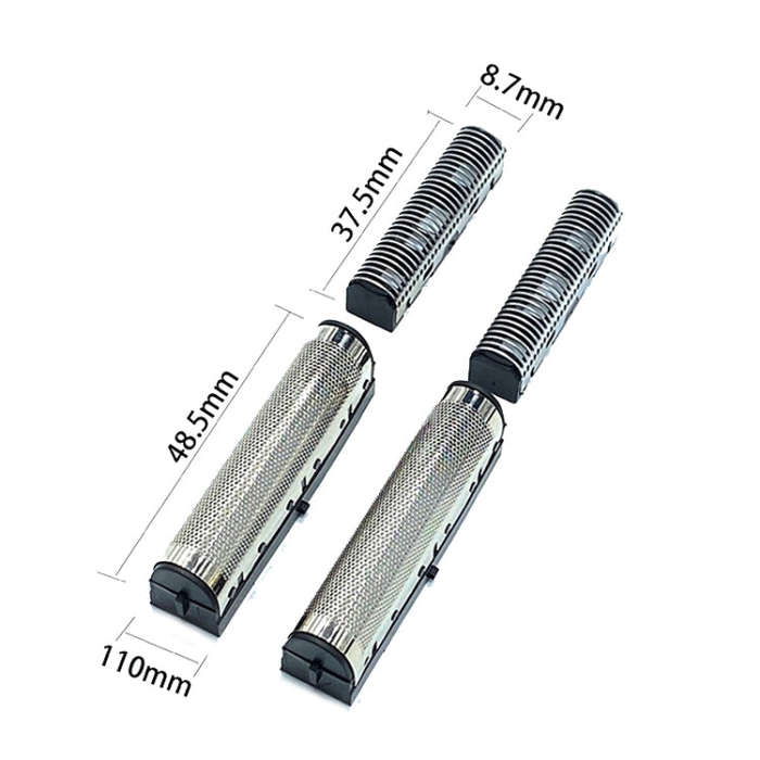 Electric Razor Trimmer Head Cover For Babylis,Style: Silver Knife Net+Knife Head