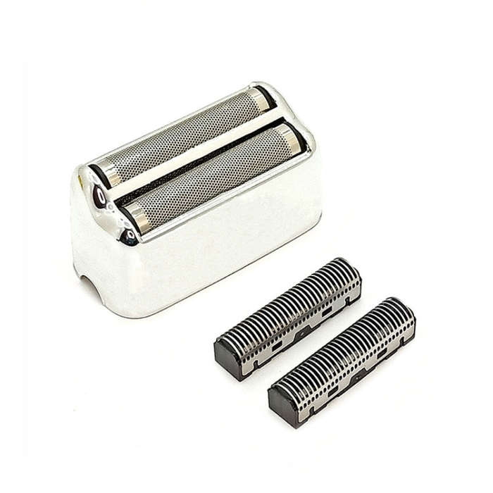 Electric Razor Trimmer Head Cover For Babylis,Style: Silver Cover+Silver Knife Net+Knife Head