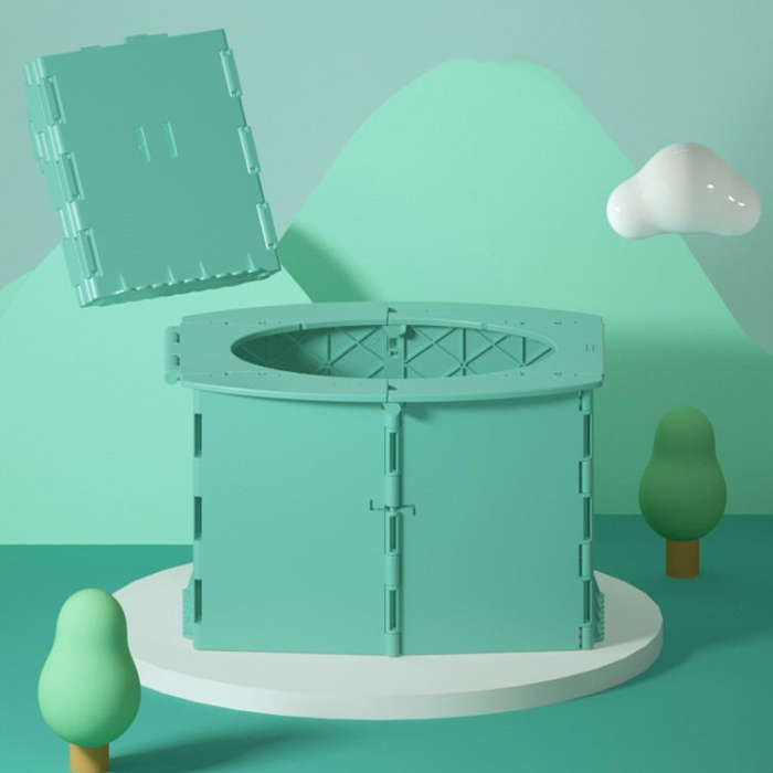 Car Children Foldable Toilet(Green)