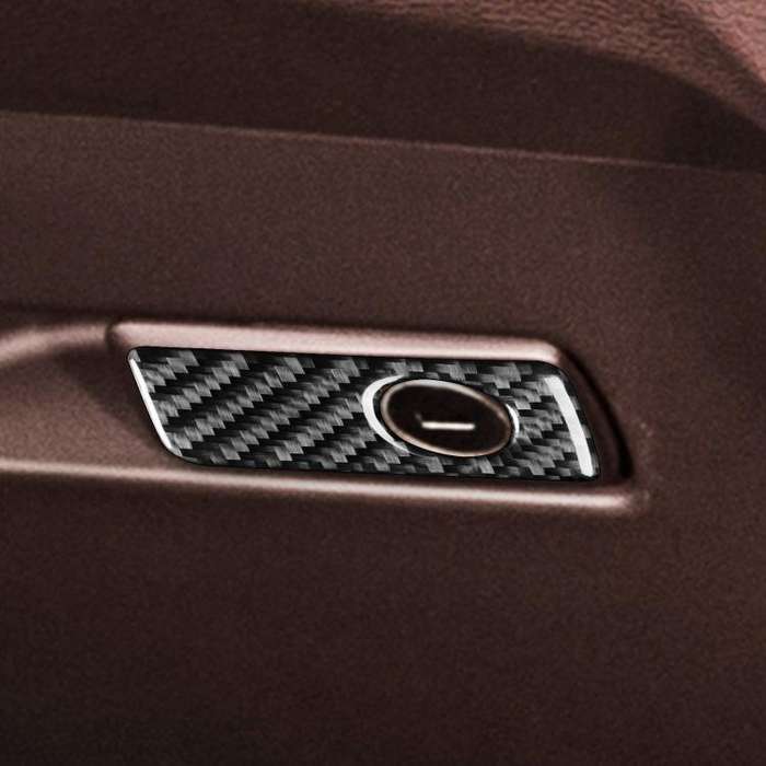 For BMW X1 F48/X2 F39 Right-Hand Drive Glove Box Handle Sticker(Black)
