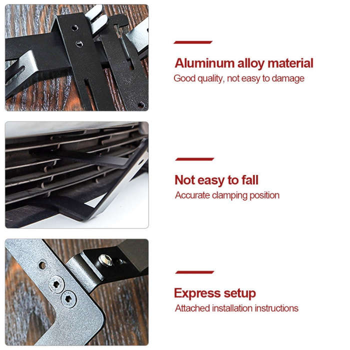 Punch-free Front License Plate Holder American License Plate Bracket(For Tesla Model 3)