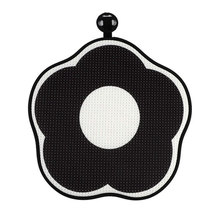 Ice Silk Simple Car Breathable Seat Cushion Cool Pad Summer Universal, Style: Honeycomb Flower Fr...