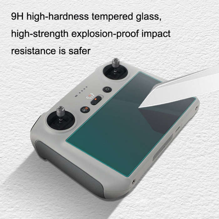 Sunnylife MM3-GHM387 9H 2.5D HD Tempered Glass Film For Mini3 Pro Remote Control(As Show)