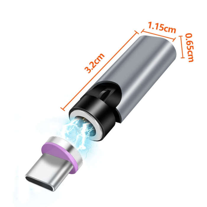 TC57 7Pin Fast Charge Transmission Data Cable For Apple Magnetic Head