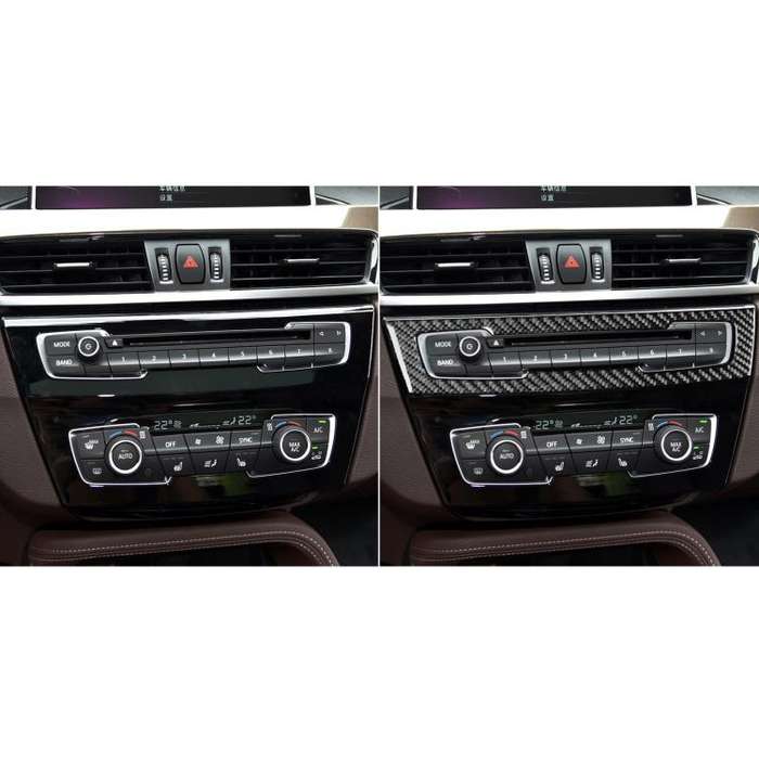 For BMW X1 F48/X2 F39 Radio Panel Sticker(Black)