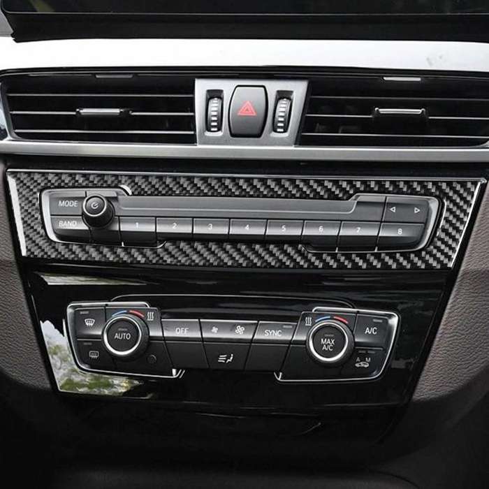 For BMW X1 F48/X2 F39 Radio Panel Sticker(Black)