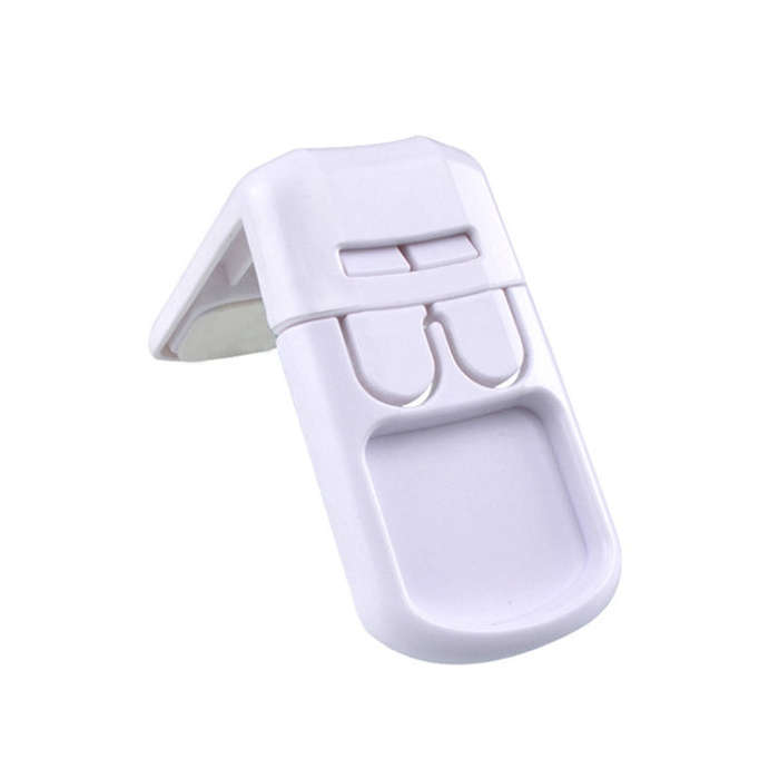 3 PCS Drawer Cabinet Door Child Safety Right Angle Lock(White)