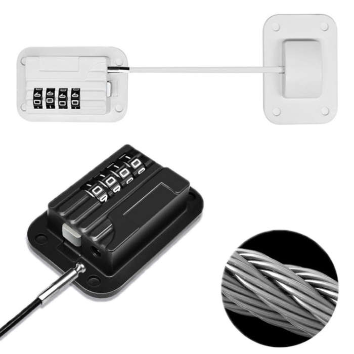 Children Window Anti-fall Protection Password Lock(White)