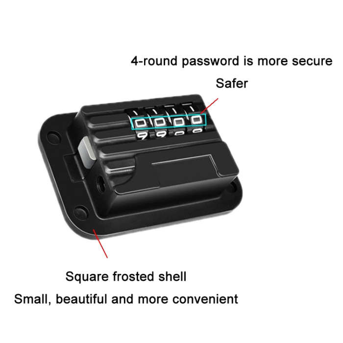 Children Window Anti-fall Protection Password Lock(White)