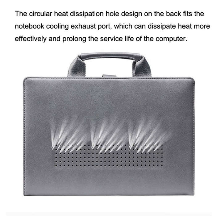 Laptop Bag Protective Case Tote Bag For MacBook Pro 15.4 inch, Color: Black + Power Bag