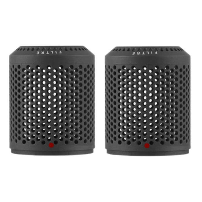 2 PCS Outer Cover Dust Filter for Dyson Hair Dryer HD01/HD03/HD08(Grey)