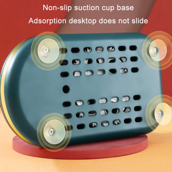 Hand Crank Fruit Peeler Apple Divider Dicer(Dark Green)