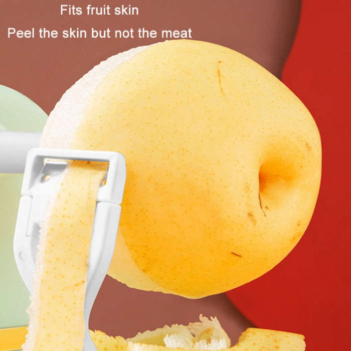 Hand Crank Fruit Peeler Apple Divider Dicer(Light Green)