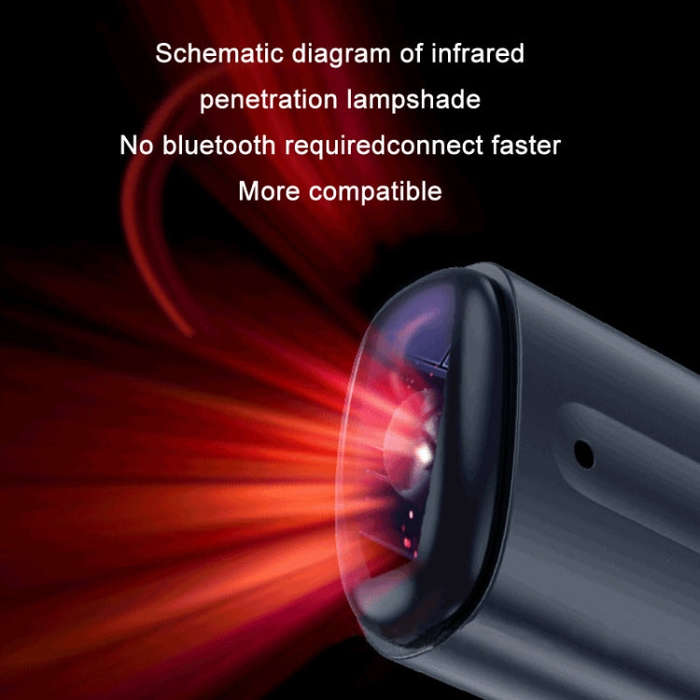 Ocrustar Capsule Mobile Phone Infrared Universal Remote Control, Color: 3-in-1 iOS/Hongmeng/Andro...