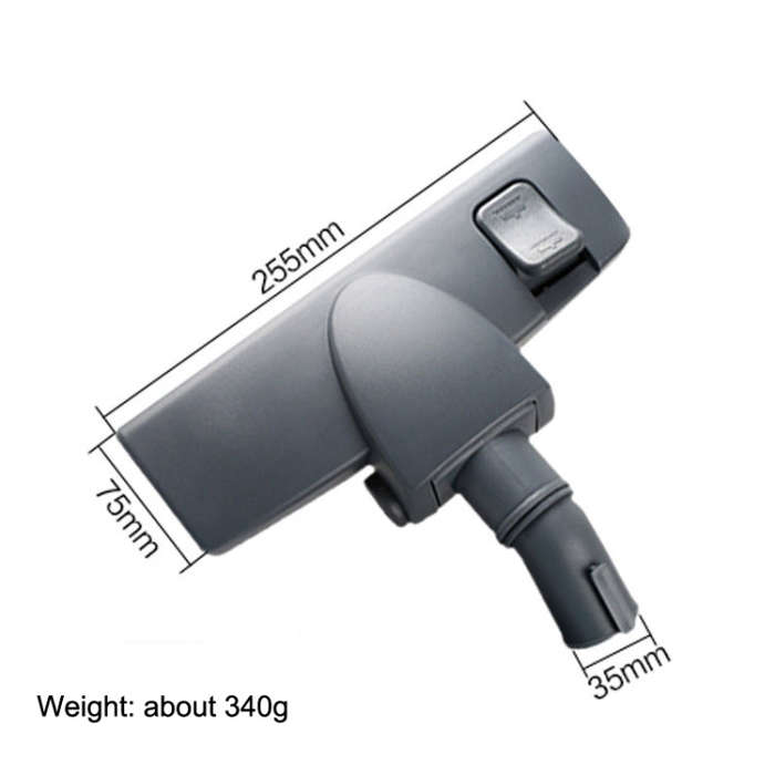 35mm Vacuum Cleaner Accessories Floor Brush Head For Haier / Midea(Light Grey)