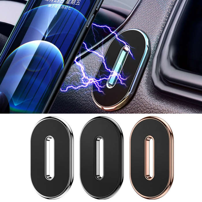 Q10 Car Dashboard Magnetic Suction Mini Mobile Phone Holder(Black)