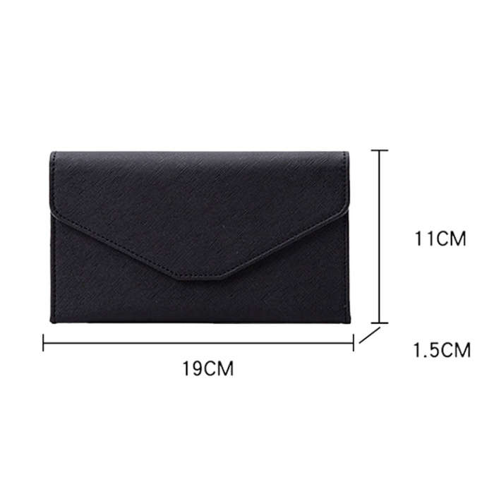 1655 RFID Anti-magnetic Anti-theft Passport Bag Document Bag Card Bag(Red)