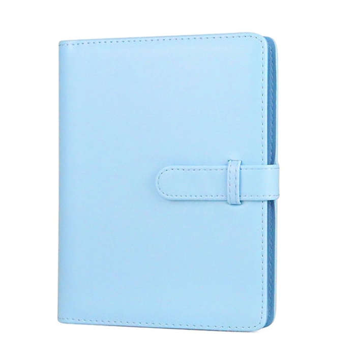 CAIUL 3 Inch PU Leather Photo Album Photo Collection Commemorative Book(Qingkong Blue)