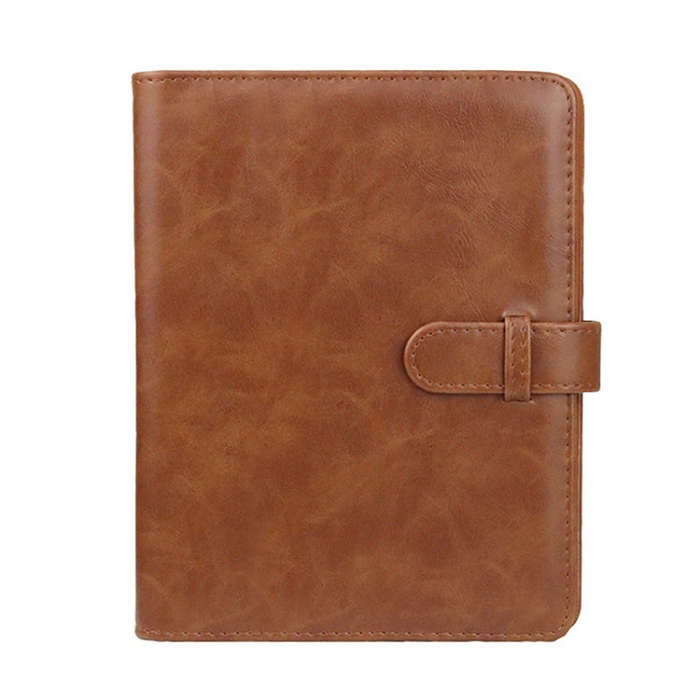 3 Inch PU Leather Retro Photo Album Photo Storage Commemorative Book(Brown)
