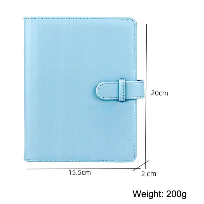 3 Inch PU Leather Retro Photo Album Photo Storage Commemorative Book(Black)