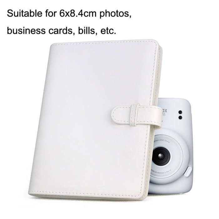 3 Inch PU Leather Retro Photo Album Photo Storage Commemorative Book(Brown)