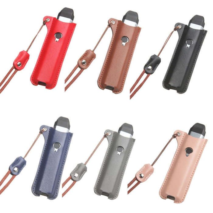 2PCS Electronic Cigarette Anti-drop Protection Case With Lanyard For Uwell Caliburn(Brown)