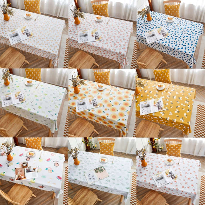 Rural Farm PVC Paper Waterproof Oil Wash Desktop Table Cloth, Size: 140x200cm(Romantic House)