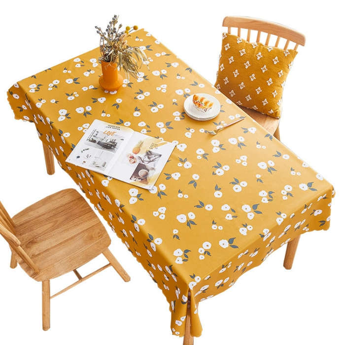 Rural Farm PVC Paper Waterproof Oil Wash Desktop Table Cloth, Size: 140x200cm(Romantic House)