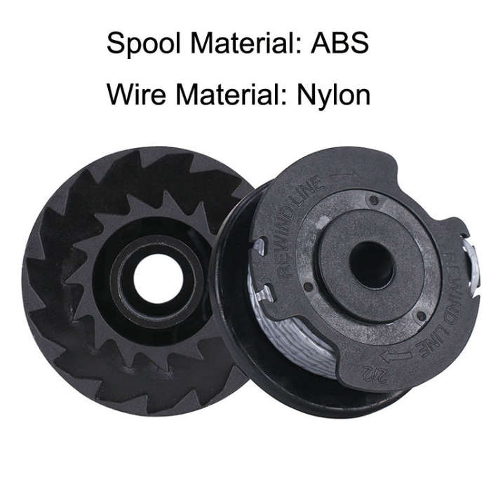 Lawn Mower Single Ply Nylon Mowing Line Hit Grass Rope for BOSCH ART SL Series(Black)