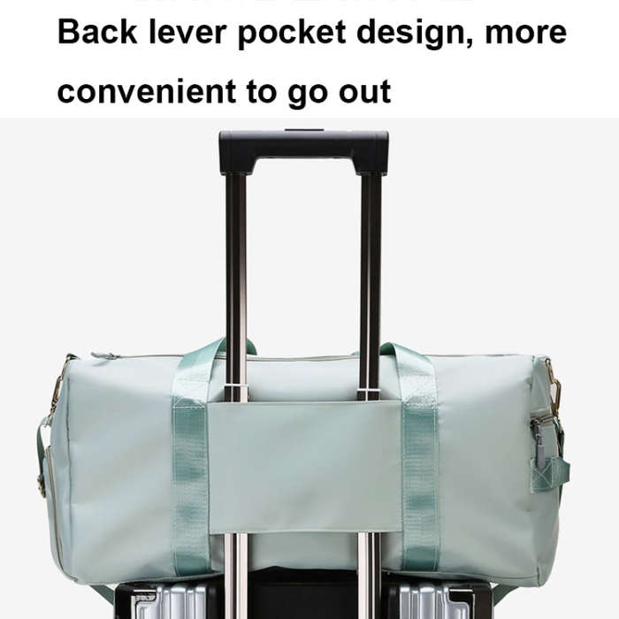 20200 Large Capacity Waterproof Sports Fitness Messenger Bag, Size: L (Fruit Green)