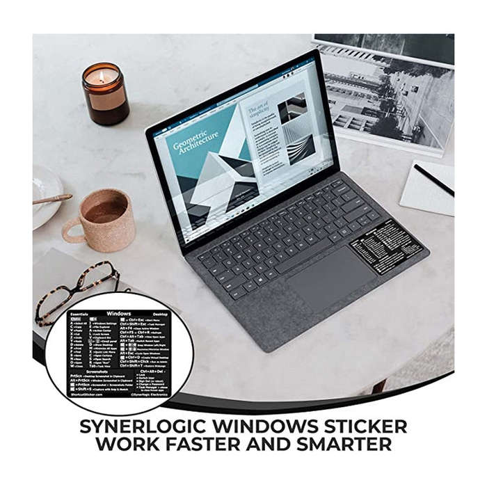 PC Reference Keyboard Shortcut Sticker Adhesive For PC Laptop Desktop(For Word Excel)