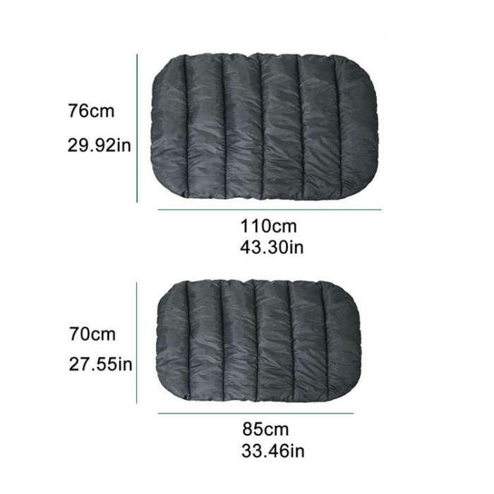 Pet Outdoor Waterproof Cushion Camping Cats And Dog Sleeping Pad, Size: Large 110x76cm(Orange)