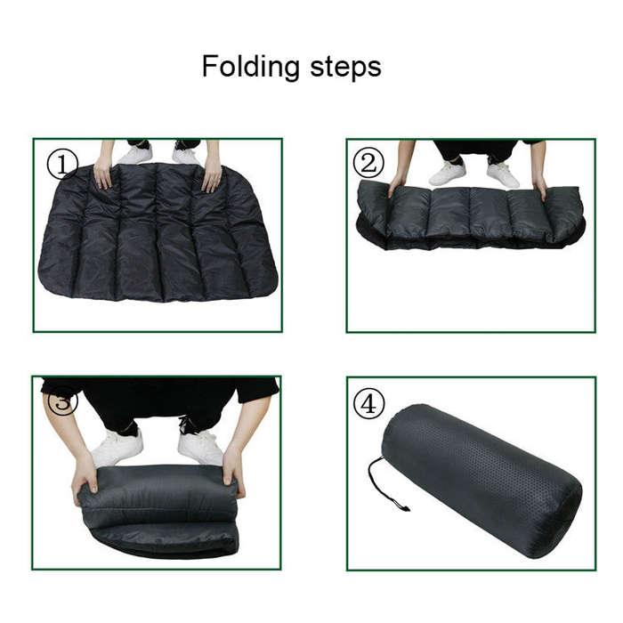 Pet Outdoor Waterproof Cushion Camping Cats And Dog Sleeping Pad, Size: Large 110x76cm(Grey)