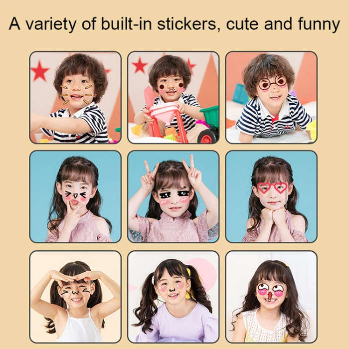 CP01 2.4 Inch HD Screen Kids Toy Thermal Printing Camera no Memory Card(Pink)
