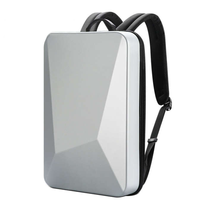 Bopai 61-93318A Hard Shell Waterproof Expandable Backpack with USB Charging Hole, Spec: Regular (...