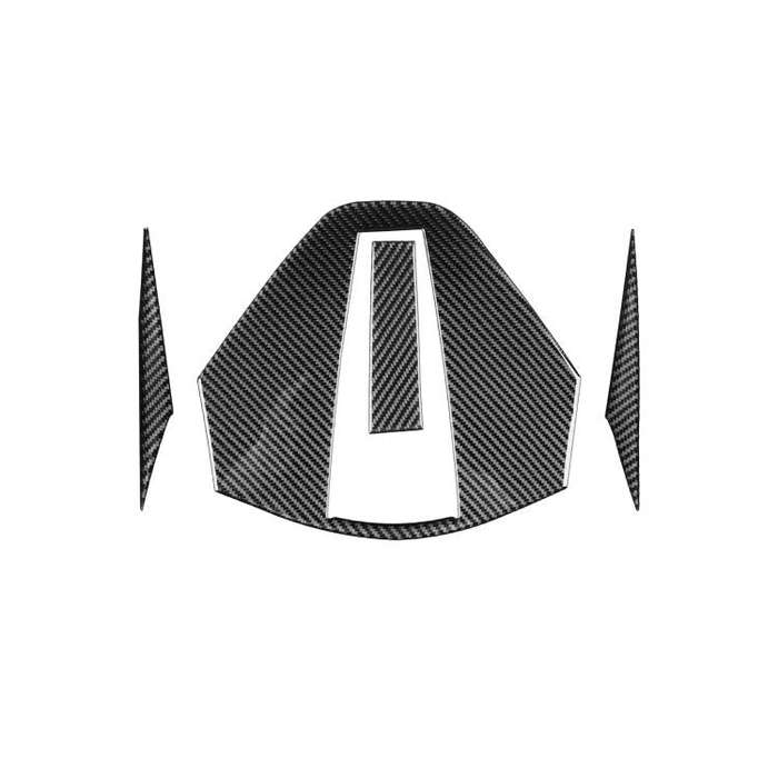For Chevrolet Corvette C8 4pcs /Set Rear Roof Camera Sticker(Black)