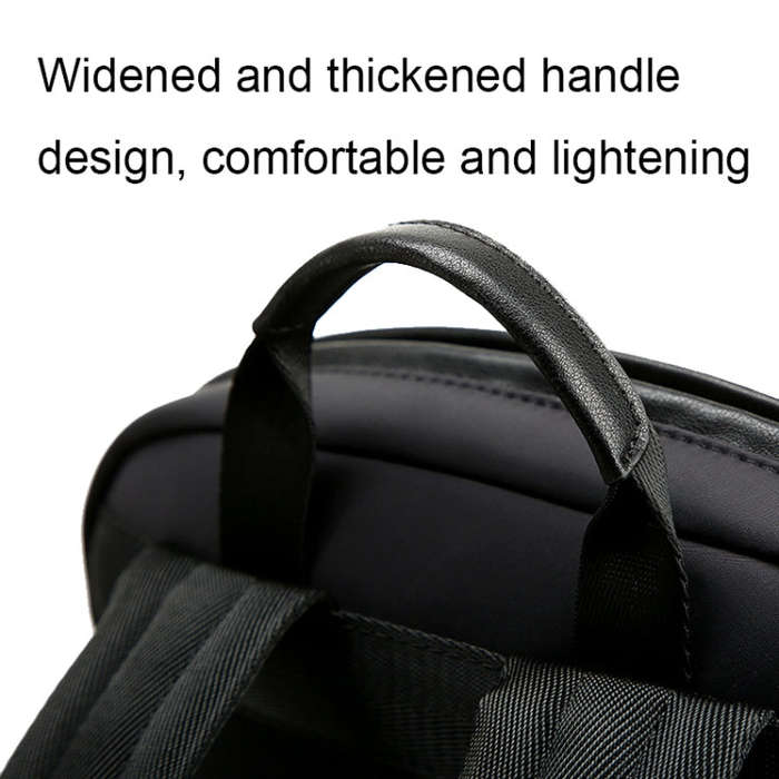 Bopai 62-00121 Multifunctional Wear-resistant Anti-theft Laptop Backpack(Black)