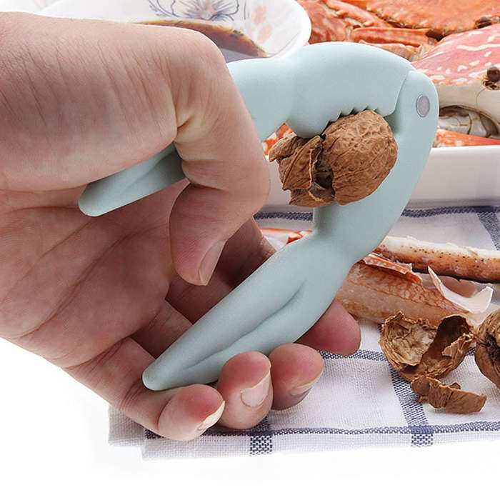 10 PCS Plastic Walnut Clip Nut Crab Claw Sheller(Blue)
