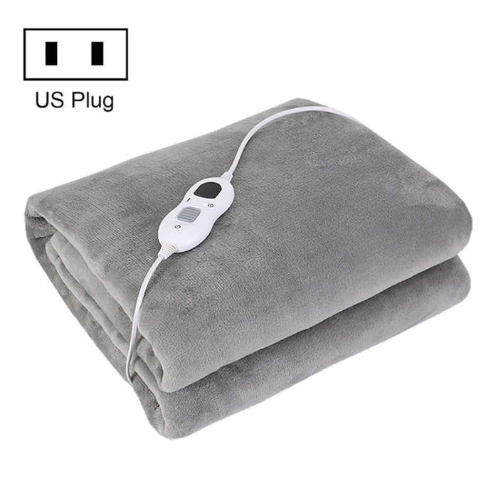 152x127cm Flannel 3-Speed Temperature Adjustable Heating Blanket(US Plug)