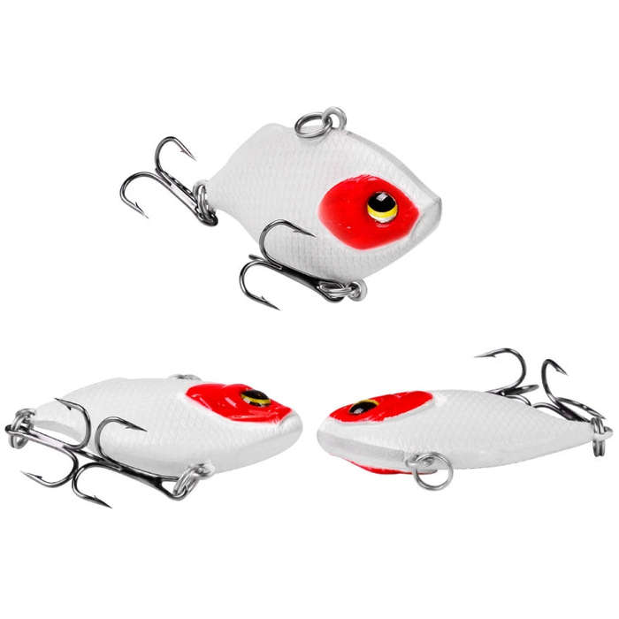 3 PCS PROBEROS DW1044 4.5cm/8.5g Lure Fake Bait Iconic Plastic VIB Hard Bait(A)