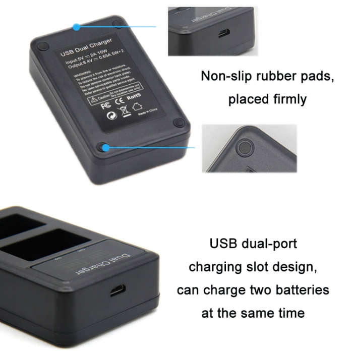 FW50 Vertical Dual Charge SLR Camera Battery Charger