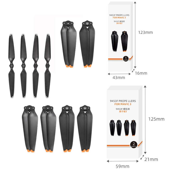 For Mavic 3 2pairs 9453F-2 Orange Paddle Tip Quick Release Blades