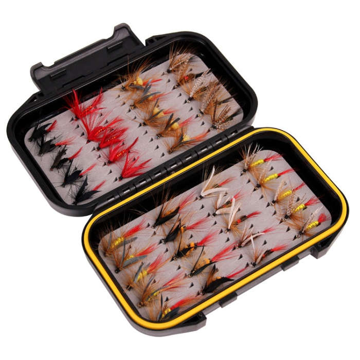 40 PCS / Set Bionic Fly Hook Lure Bait Hook Fishing Gear