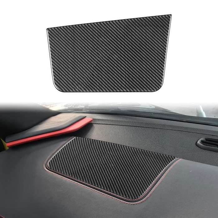 For Chevrolet Corvette C8 Right-Hand Drive Passenger Panel Sticker(Black)