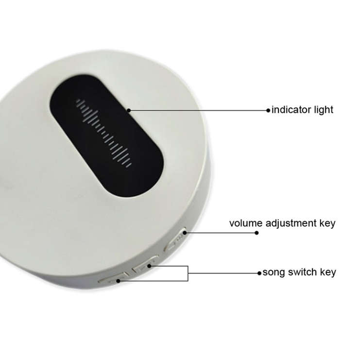 T10-1 1 For 1 Lighting Self-Power Generation Wireless Intelligent Doorbell(EU Plug Black)