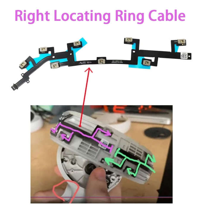 For Quest 2 Locating Ring Flex Cable Right With Light