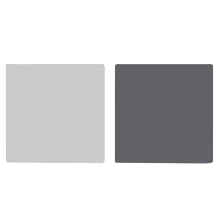 40x40CM Double-sided Photography Background Board Food Photo Props(Haze Gray / Monthly Rock Gray)